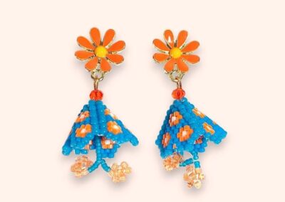 joyas con cuentas de cristal engarzadas Joyas coquetas