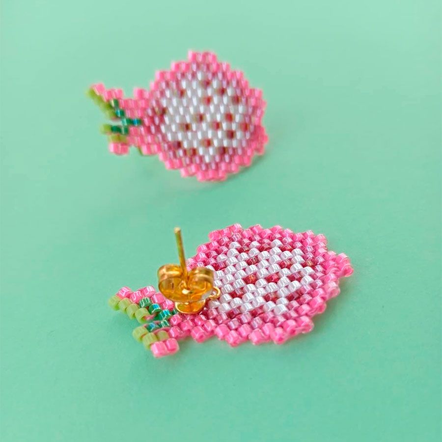 Pendientes Pitaya • Joyas Coquetas Pendientes Pitaya - Imagen 4