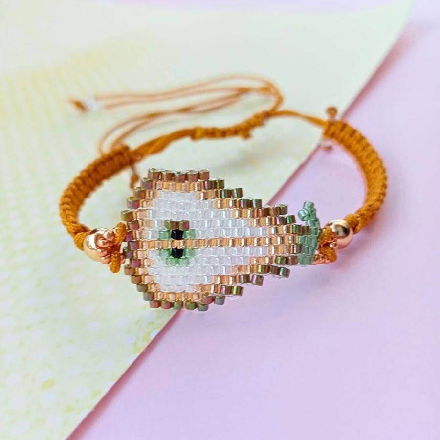 Pulsera Ajustable Pera • Joyas Coquetas Pulsera Ajustable Pera - Imagen 2