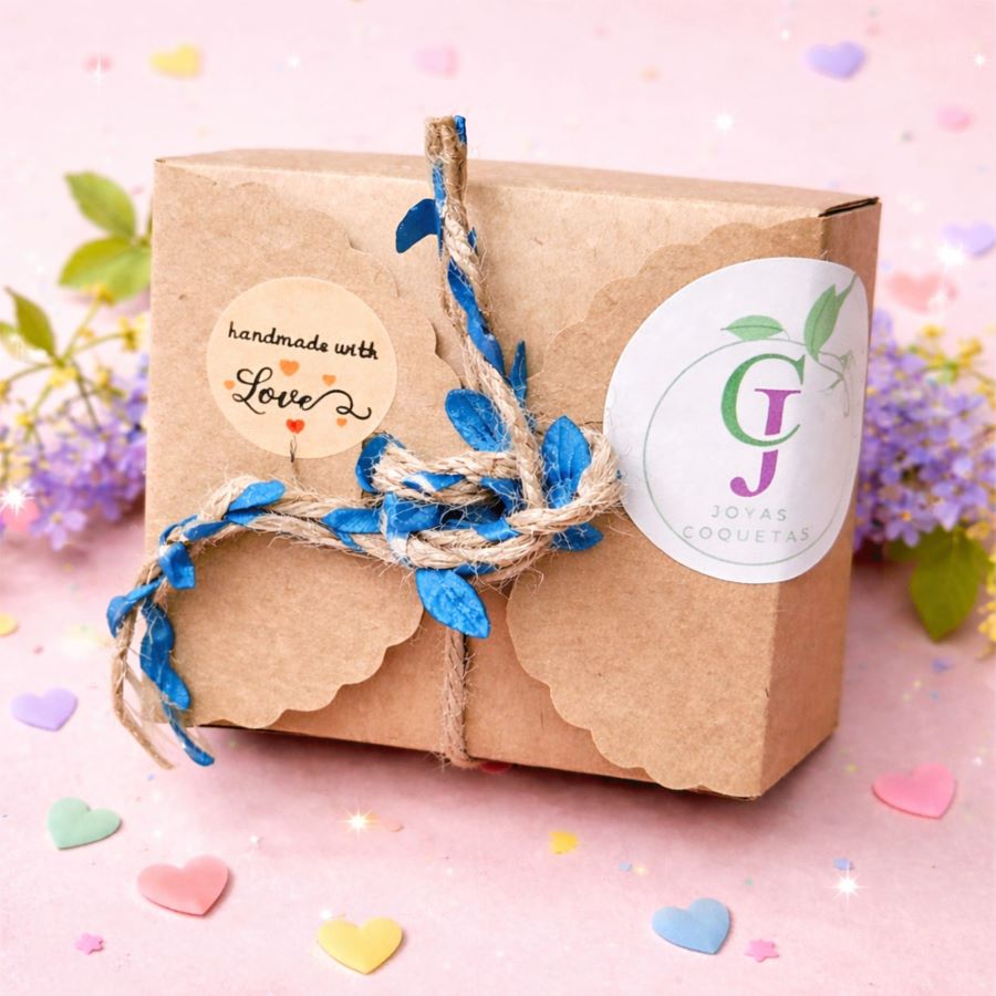 Pendientes fruta higo • Joyas Coquetas packaging artesanal de Joyas Coquetas con pendientes fruta higo