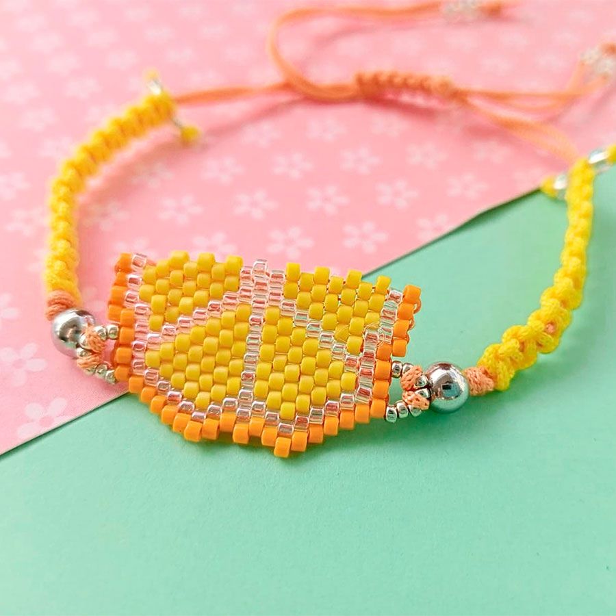 pulsera frutal naranja • Joyas Coquetas pulsera frutal naranja - Imagen 5